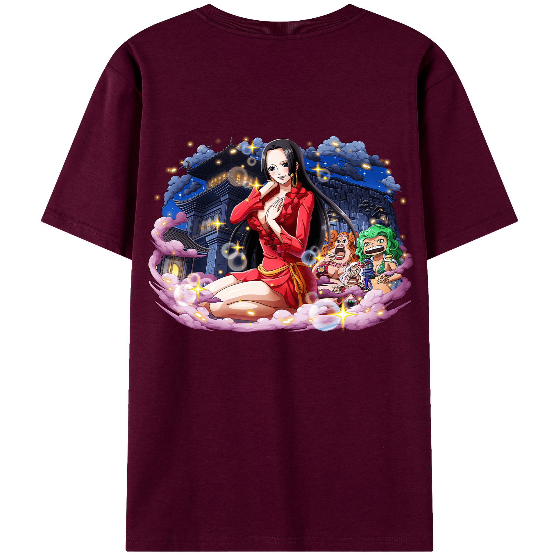 ワンピース ボア・ハンコック ONE PIECE Boa·Hancock レディース半袖Tシャツ(バックプリント)
